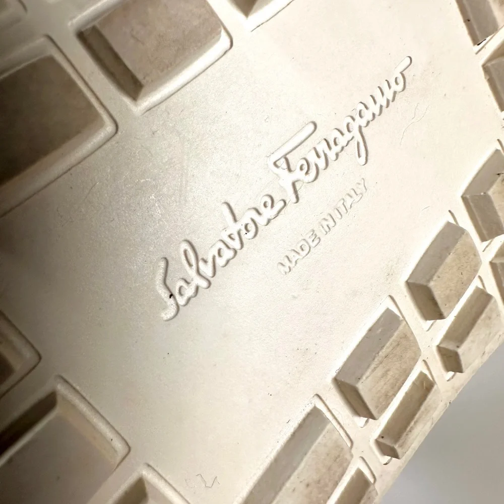 Salvatore Ferragamo Men's Fury 2 Synthetic Loafers/Boat Shoes Size 9 - Picture 16 of 16